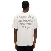 SUPERDRY D2 SDSW CORE LOGO CITY T-SHIRT ΜΠΛΟΥΖΑ ΑΝΔΡΙΚΗ WHITE