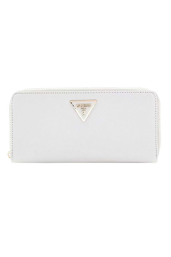 GUESS LAUREL SLG LARGE ZIP AROUND ΠΟΡΤΟΦΟΛΙ ΓΥΝΑΙΚΕΙΟ BONE