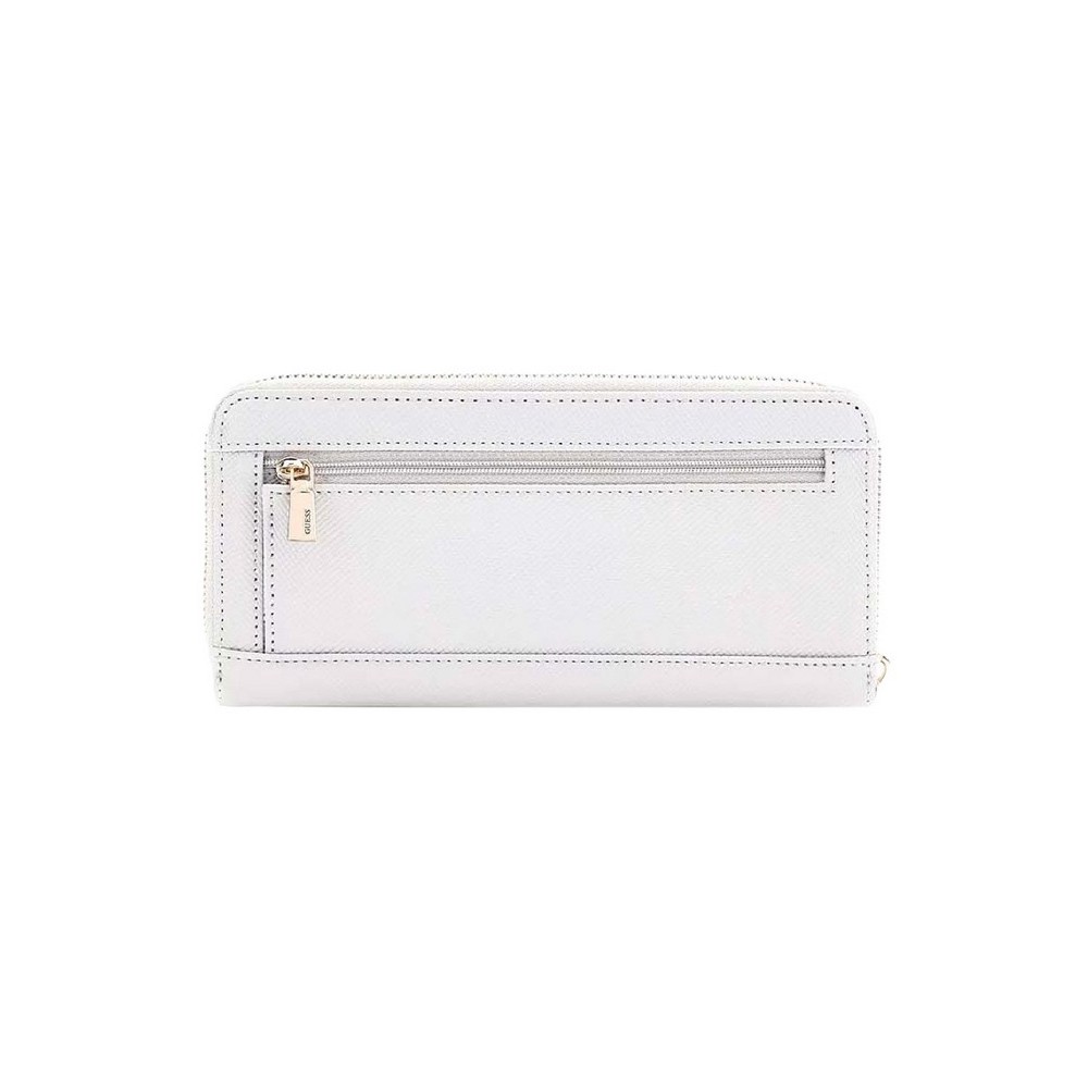 GUESS LAUREL SLG LARGE ZIP AROUND ΠΟΡΤΟΦΟΛΙ ΓΥΝΑΙΚΕΙΟ BONE