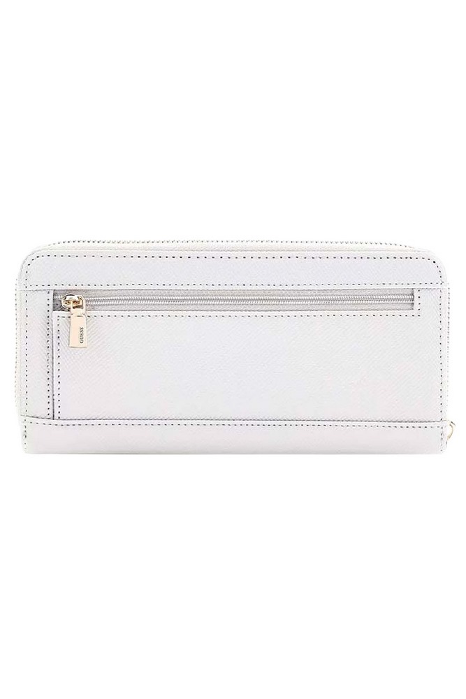 GUESS LAUREL SLG LARGE ZIP AROUND ΠΟΡΤΟΦΟΛΙ ΓΥΝΑΙΚΕΙΟ BONE