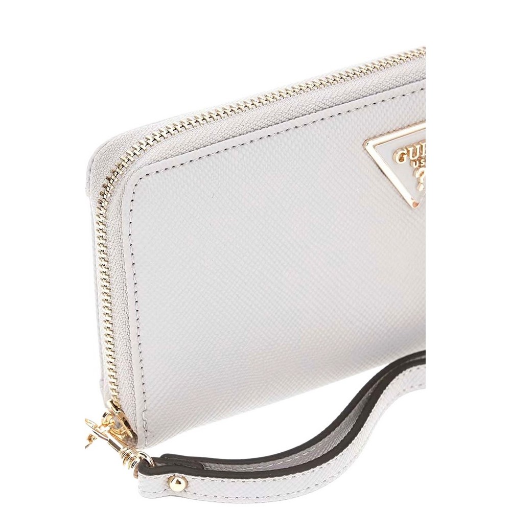 GUESS LAUREL SLG LARGE ZIP AROUND ΠΟΡΤΟΦΟΛΙ ΓΥΝΑΙΚΕΙΟ BONE