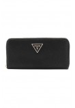 GUESS LAUREL SLG LARGE ZIP AROUND ΠΟΡΤΟΦΟΛΙ ΓΥΝΑΙΚΕΙΟ BLACK