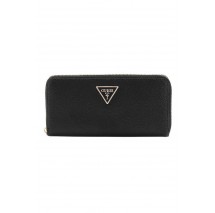 GUESS LAUREL SLG LARGE ZIP AROUND ΠΟΡΤΟΦΟΛΙ ΓΥΝΑΙΚΕΙΟ BLACK