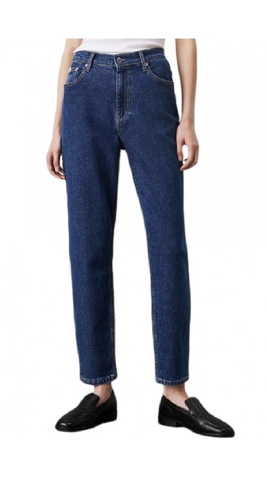 CALVIN KLEIN JEANS MOM JEAN ΠΑΝΤΕΛΟΝΙ ΓΥΝΑΙΚΕΙΟ DENIM DARK