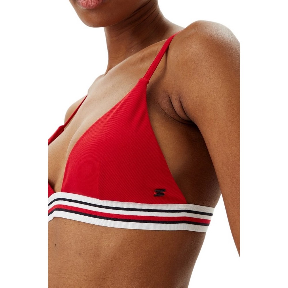TOMMY HILFIGER TRIANGLE RP ΜΑΓΙΟ ΓΥΝΑΙΚΕΙΟ RED