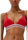 TOMMY HILFIGER TRIANGLE RP ΜΑΓΙΟ ΓΥΝΑΙΚΕΙΟ RED