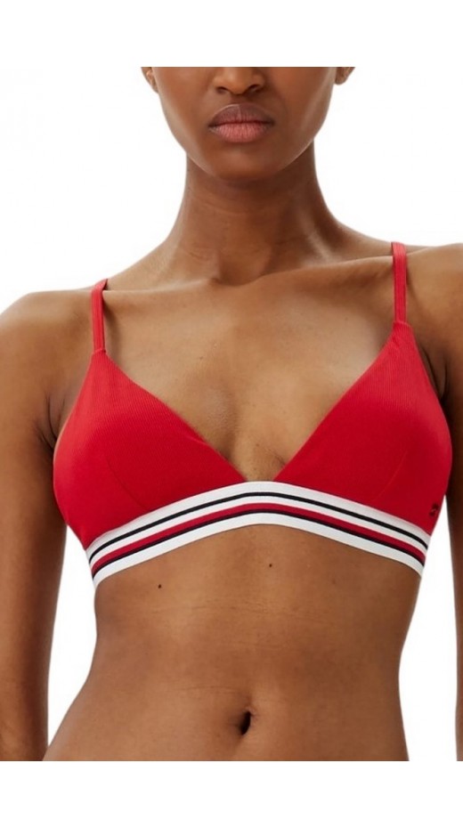 TOMMY HILFIGER TRIANGLE RP ΜΑΓΙΟ ΓΥΝΑΙΚΕΙΟ RED