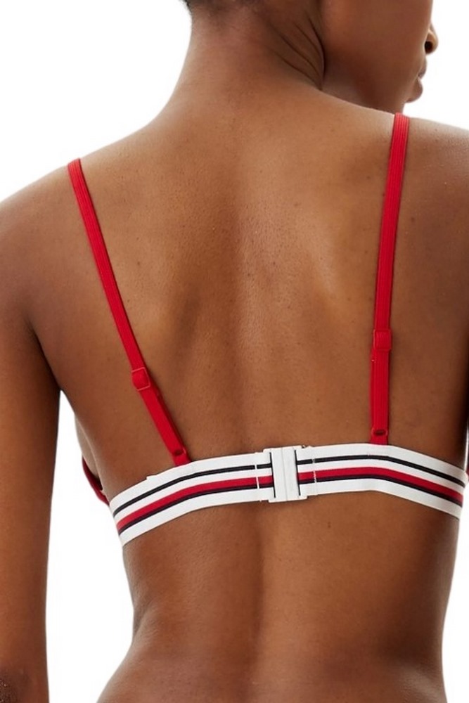 TOMMY HILFIGER TRIANGLE RP ΜΑΓΙΟ ΓΥΝΑΙΚΕΙΟ RED