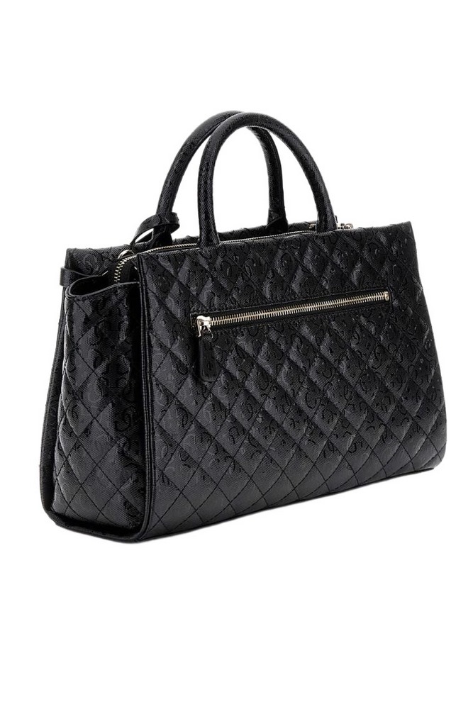 GUESS IDRA GIRLFRIEND SATCHEL ΤΣΑΝΤΑ ΓΥΝΑΙΚΕΙΑ BLACK