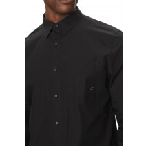 CALVIN KLEIN JEANS LS POPLIN CLASSIC SHIRT ΠΟΥΚΑΜΙΣΟ ΑΝΔΡΙΚΟ BLACK