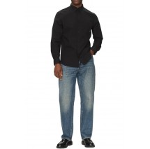 CALVIN KLEIN JEANS LS POPLIN CLASSIC SHIRT ΠΟΥΚΑΜΙΣΟ ΑΝΔΡΙΚΟ BLACK