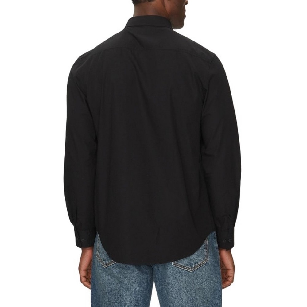 CALVIN KLEIN JEANS LS POPLIN CLASSIC SHIRT ΠΟΥΚΑΜΙΣΟ ΑΝΔΡΙΚΟ BLACK