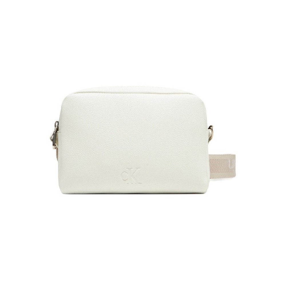 CALVIN KLEIN ULTRALIGHT CAMERA BAG21 PU ΤΣΑΝΤΑ ΓΥΝΑΙΚΕΙΑ WHITE
