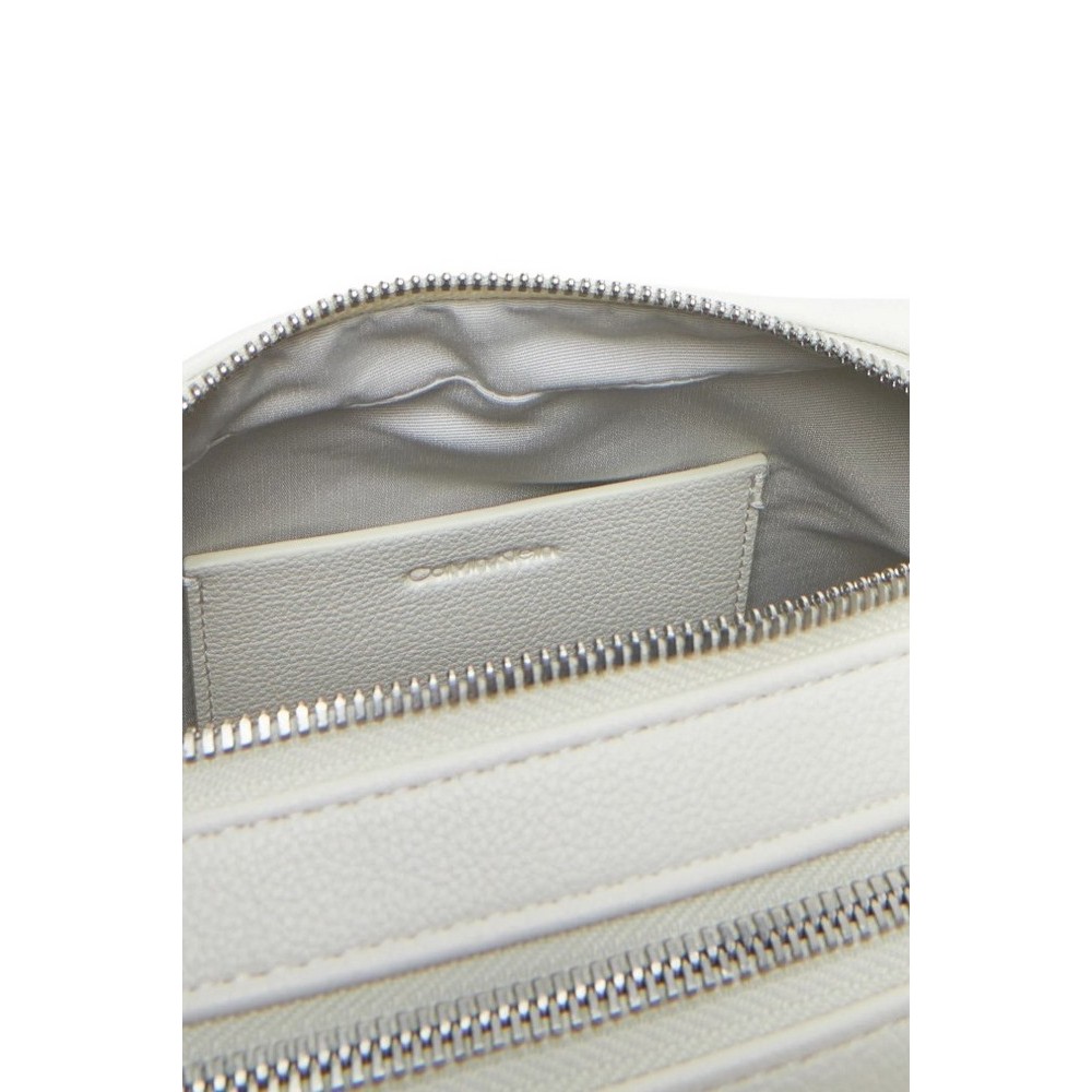 CALVIN KLEIN ULTRALIGHT CAMERA BAG21 PU ΤΣΑΝΤΑ ΓΥΝΑΙΚΕΙΑ WHITE