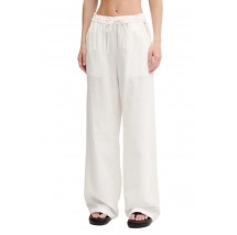 TOMMY JEANS LINEN PANT ΠΑΝΤΕΛΟΝΙ ΓΥΝΑΙΚΕΙΟ OFF WHITE