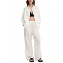 TOMMY JEANS LINEN PANT ΠΑΝΤΕΛΟΝΙ ΓΥΝΑΙΚΕΙΟ OFF WHITE