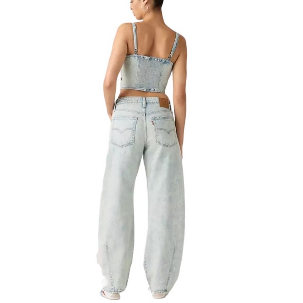 LEVIS® BAGGY DAD BARREL WORN IN ΤΖΙΝ ΠΑΝΤΕΛΟΝΙ ΓΥΝΑΙΚΕΙΟ LIGHT INDIGO