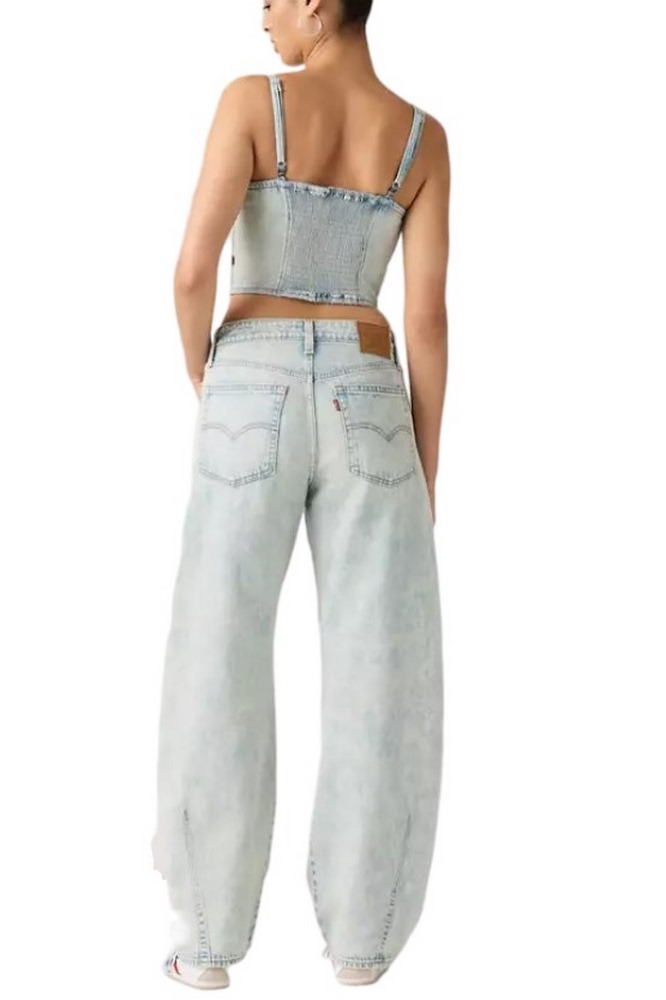 LEVIS® BAGGY DAD BARREL WORN IN ΤΖΙΝ ΠΑΝΤΕΛΟΝΙ ΓΥΝΑΙΚΕΙΟ LIGHT INDIGO