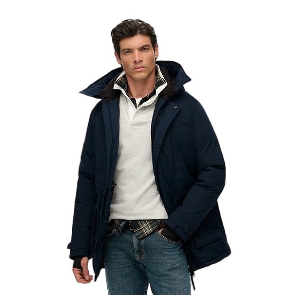 SUPERDRY D2 OVIN CITY PADDED PARKA JACKET ΜΠΟΥΦΑΝ ΑΝΔΡΙΚΟ DARK NAVY