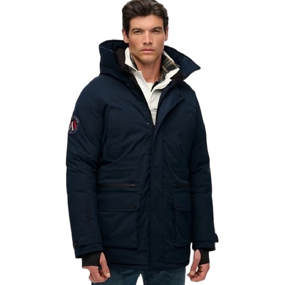 SUPERDRY D2 OVIN CITY PADDED PARKA JACKET ΜΠΟΥΦΑΝ ΑΝΔΡΙΚΟ DARK NAVY