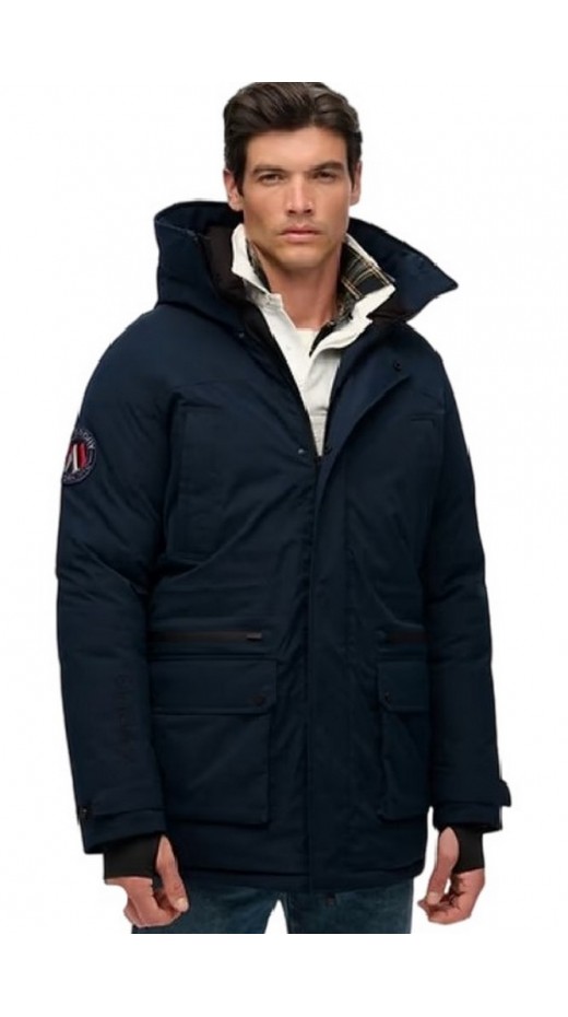 SUPERDRY D2 OVIN CITY PADDED PARKA JACKET ΜΠΟΥΦΑΝ ΑΝΔΡΙΚΟ DARK NAVY