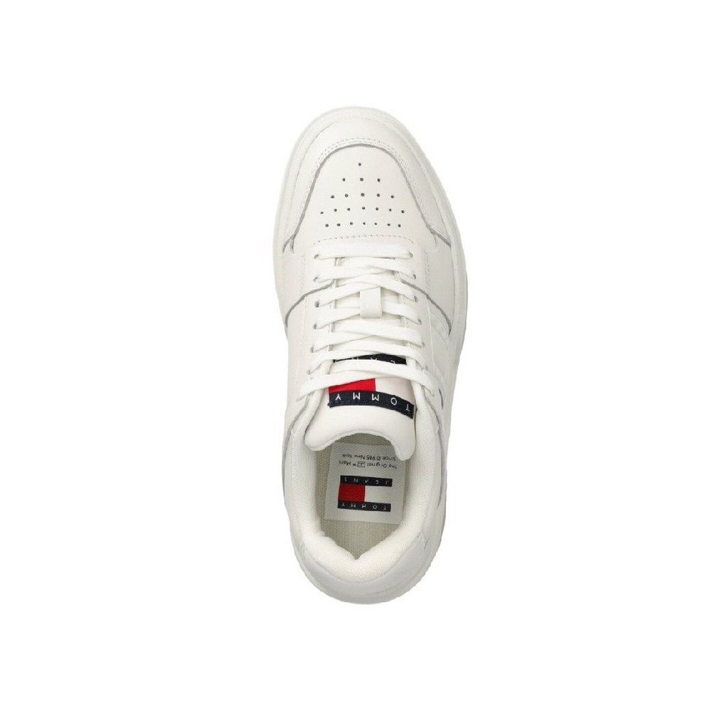 TOMMY JEANS THE BROOKLYN FLATFORM ΠΑΠΟΥΤΣΙ ΓΥΝΑΙΚΕΙΟ WHITE