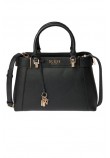 GUESS ANADELA 3 COMP SATCHEL ΤΣΑΝΤΑ ΓΥΝΑΙΚΕΙΑ BLACK