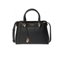 GUESS ANADELA 3 COMP SATCHEL ΤΣΑΝΤΑ ΓΥΝΑΙΚΕΙΑ BLACK