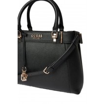 GUESS ANADELA 3 COMP SATCHEL ΤΣΑΝΤΑ ΓΥΝΑΙΚΕΙΑ BLACK