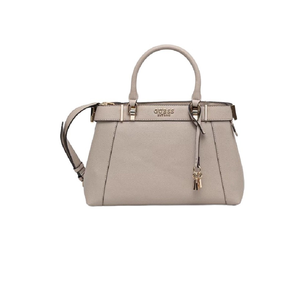 GUESS ANADELA 3 COMP SATCHEL ΤΣΑΝΤΑ ΓΥΝΑΙΚΕΙΑ TAUPE