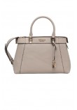 GUESS ANADELA 3 COMP SATCHEL ΤΣΑΝΤΑ ΓΥΝΑΙΚΕΙΑ TAUPE