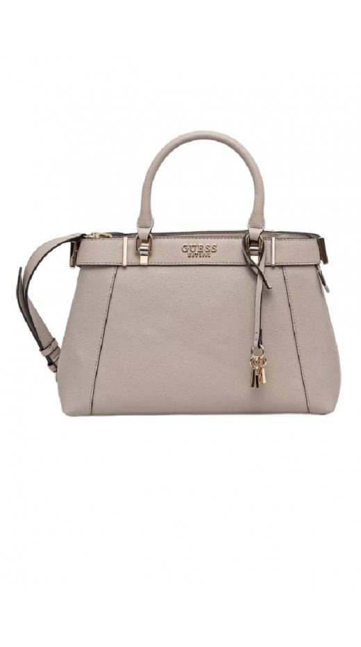GUESS ANADELA 3 COMP SATCHEL ΤΣΑΝΤΑ ΓΥΝΑΙΚΕΙΑ TAUPE