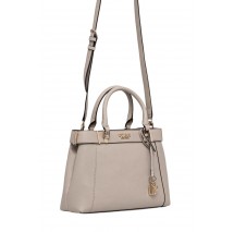 GUESS ANADELA 3 COMP SATCHEL ΤΣΑΝΤΑ ΓΥΝΑΙΚΕΙΑ TAUPE