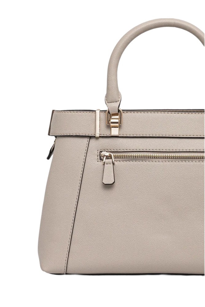 GUESS ANADELA 3 COMP SATCHEL ΤΣΑΝΤΑ ΓΥΝΑΙΚΕΙΑ TAUPE