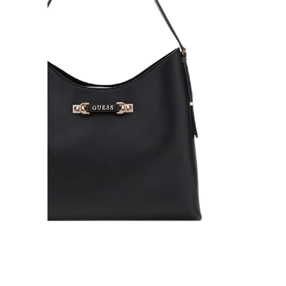 GUESS LEFIA LARGE HOBO ΤΣΑΝΤΑ ΓΥΝΑΙΚΕΙΑ BLACK