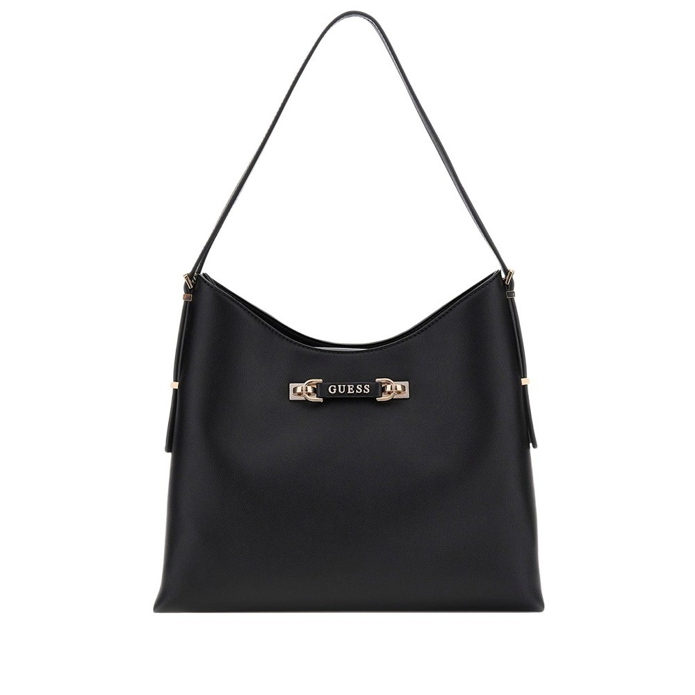 GUESS LEFIA LARGE HOBO ΤΣΑΝΤΑ ΓΥΝΑΙΚΕΙΑ BLACK