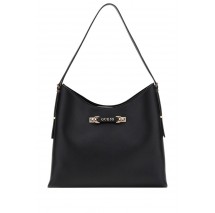 GUESS LEFIA LARGE HOBO ΤΣΑΝΤΑ ΓΥΝΑΙΚΕΙΑ BLACK