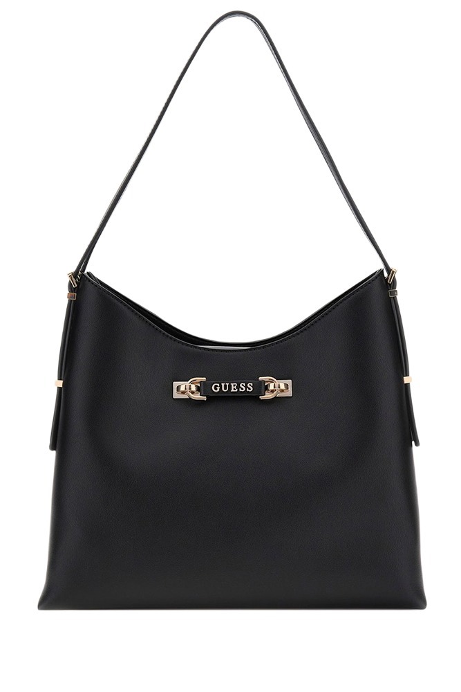 GUESS LEFIA LARGE HOBO ΤΣΑΝΤΑ ΓΥΝΑΙΚΕΙΑ BLACK