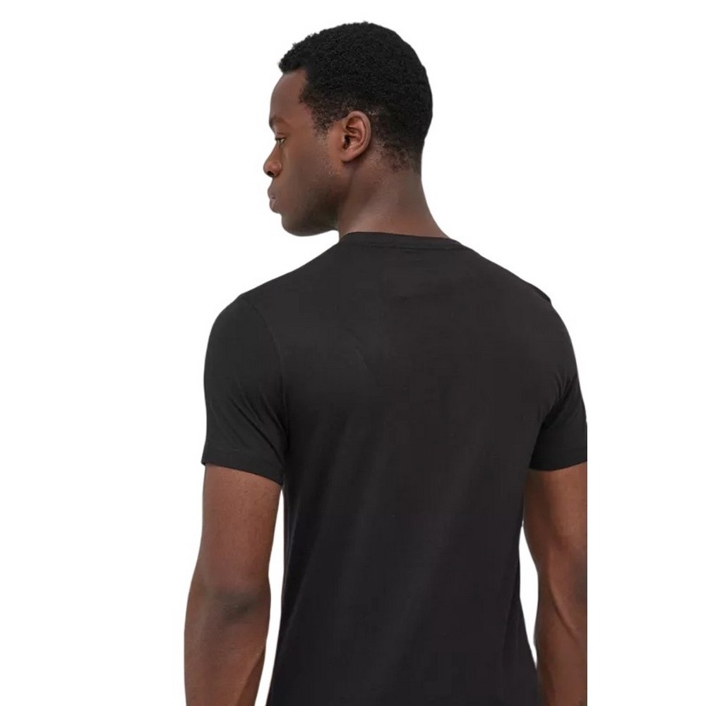 CALVIN KLEIN JEANS MONOGRAM LOGO TEE T-SHIRT ΑΝΔΡΙΚΟ WIT BLACK