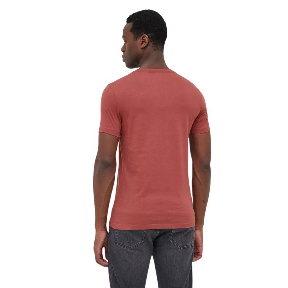 CALVIN KLEIN JEANS MONOGRAM LOGO TEE T-SHIRT ΑΝΔΡΙΚΟ WIT BROWN