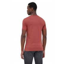 CALVIN KLEIN JEANS MONOGRAM LOGO TEE T-SHIRT ΑΝΔΡΙΚΟ WIT BROWN