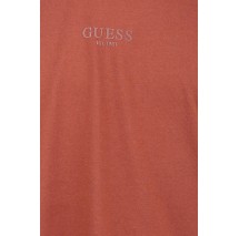 GUESS AIDY T-SHIRT ΜΠΛΟΥΖΑ ΑΝΔΡΙΚΗ BROWN