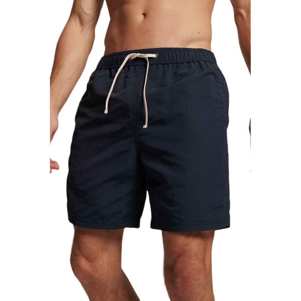 SUPERDRY D2 OVIN VINTAGE RIPSTOP SWIMSHORT ΜΑΓΙΟ ΑΝΔΡΙΚΟ NAVY