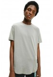 CALVIN KLEIN JEANS BADGE TURN UP SLEEVE  T-SHIRT ΑΝΤΡΙΚΟ STONE