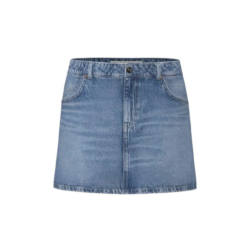 GUESS FAITH MINI SKIRT ΤΖΙΝ ΦΟΥΣΤΑ ΓΥΝΑΙΚΕΙΑ BLUΕ DENIM