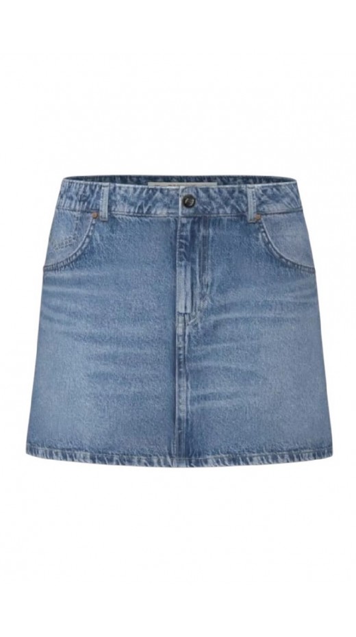 GUESS FAITH MINI SKIRT ΤΖΙΝ ΦΟΥΣΤΑ ΓΥΝΑΙΚΕΙΑ BLUΕ DENIM