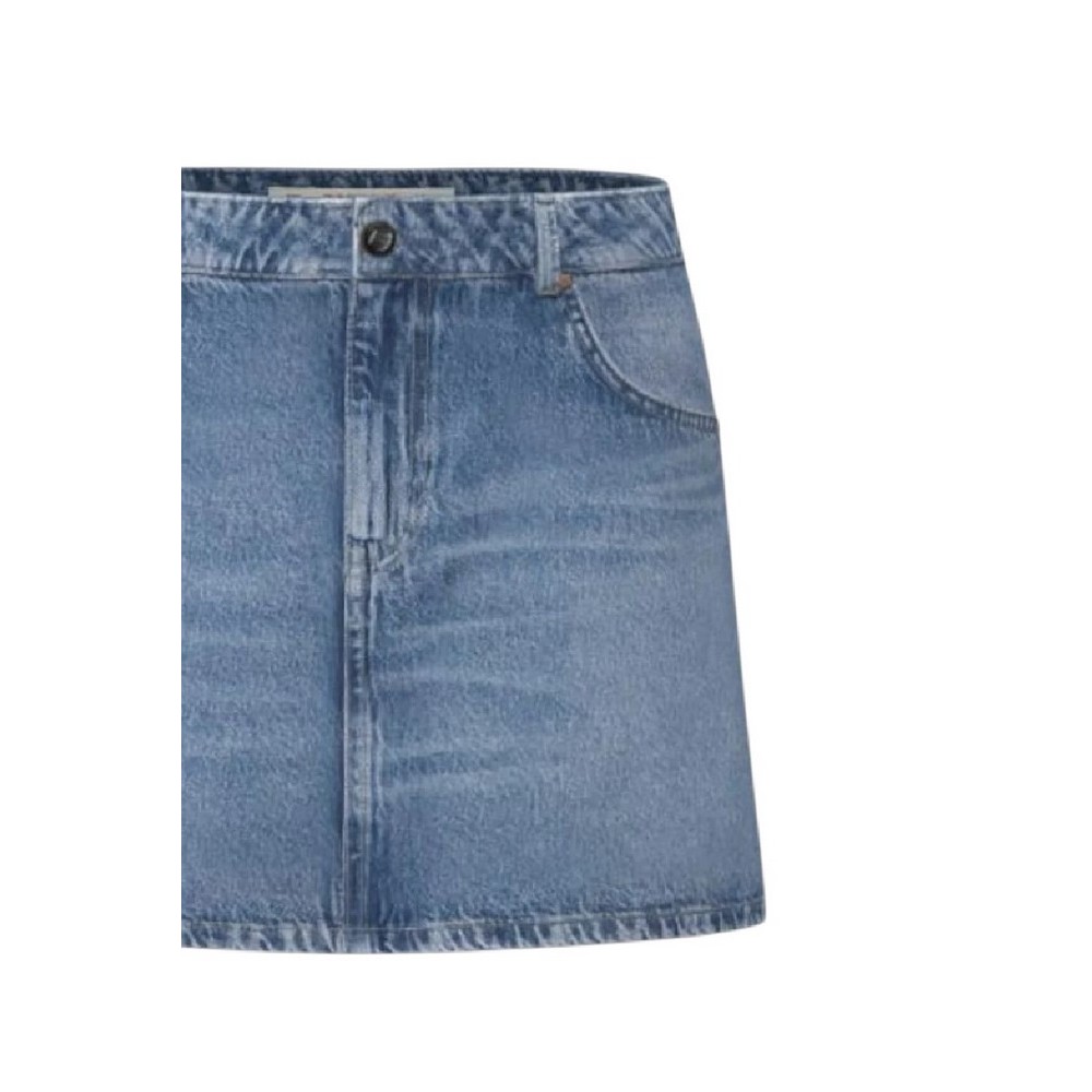 GUESS FAITH MINI SKIRT ΤΖΙΝ ΦΟΥΣΤΑ ΓΥΝΑΙΚΕΙΑ BLUΕ DENIM