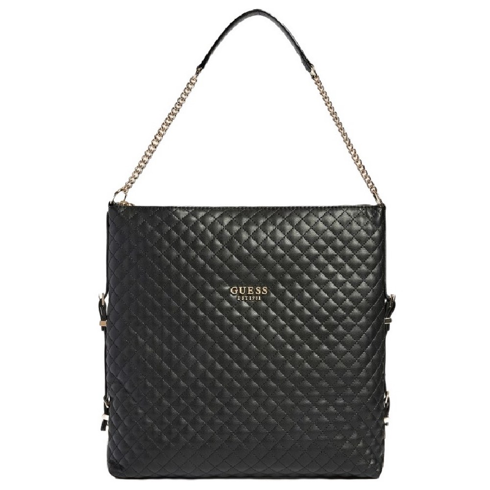 GUESS ADAM LARGE ELITE TOTE ΤΣΑΝΤΑ ΓΥΝΑΙΚΕΙΑ BLACK