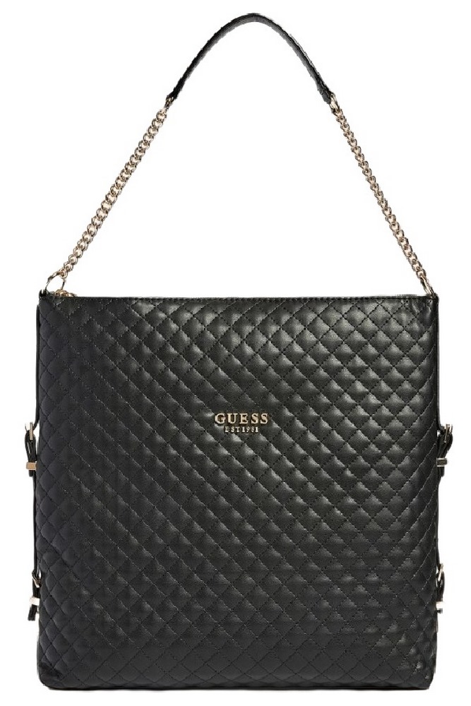 GUESS ADAM LARGE ELITE TOTE ΤΣΑΝΤΑ ΓΥΝΑΙΚΕΙΑ BLACK