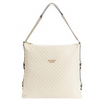 GUESS ADAM LARGE ELITE TOTE ΤΣΑΝΤΑ ΓΥΝΑΙΚΕΙΑ ECRU